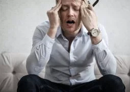 Zestresowany pracownik